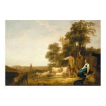 A Landscape with Shepherds and Shepherdesses posters