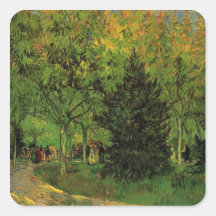 A Lane in the Public Garden at Arles Stickers