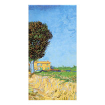 A Lane near Arles by Vincent van Gogh Customized Photo Card