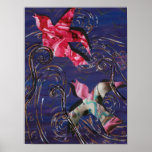 A Leggy Bird Print