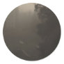 A less than bright morning round stickers