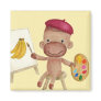 A Little Artist Socky the Sock Monkey Magnet