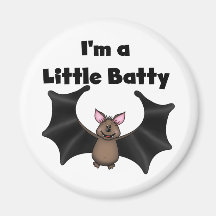 A Little Batty Refrigerator Magnets