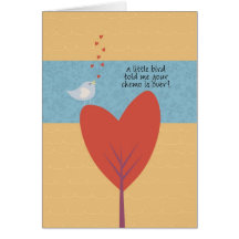 A Little Bird Told Me Your Chemo is Over! Cards