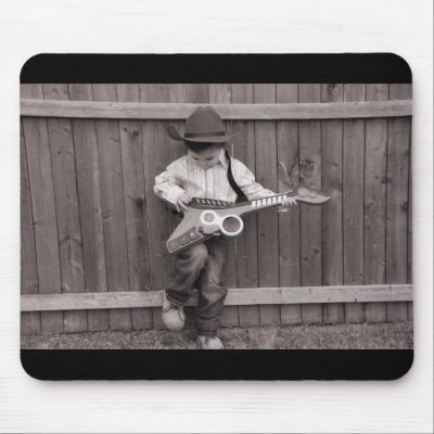 A Little Bit Of Country and A Little Bit of Rock&R Mouse Pads by shewolf0305
