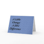 A Little Change, A Big Difference cards