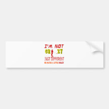 A Little Crazy for Hammer Throw Bumper Sticker