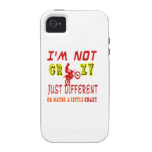 A Little Crazy for Motocross Case-Mate iPhone 4 Cases