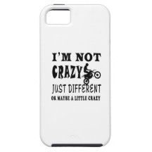 A Little Crazy for Motocross iPhone 5 Cases