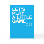 A Little Game (xo) cards