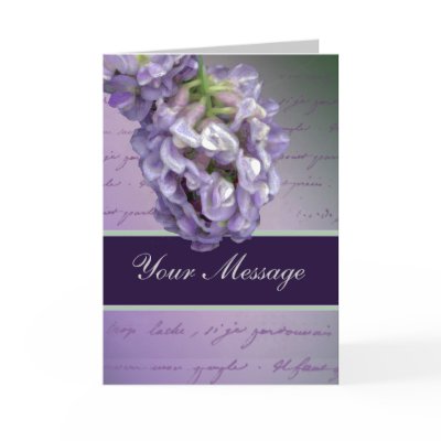 A little lilac greeting card by aslentz