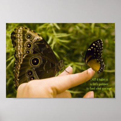 A little patience posters by crosshares