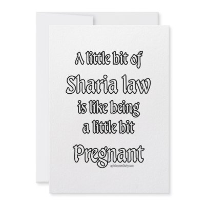 A little Sharia Law... Custom Invitations by politicalstuff
