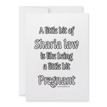 A little Sharia Law... Custom Invitations