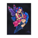 "A Little Shy" Postcard