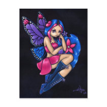 "A Little Shy" Postcard