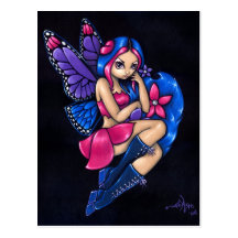 "A Little Shy" Postcard