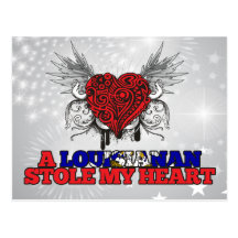 A Louisianan Stole my Heart Postcard