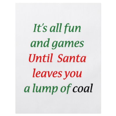 A Lump Of Coal by omgoshitschristmas