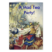 A Mad Tea Party Card