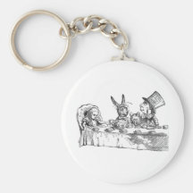 A Mad Tea Party Keychain