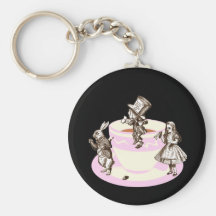A Mad Tea Party Keychain