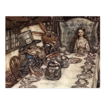A Mad Tea-Party Postcards