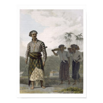 A Madurese of the Rank of Mantu, plate 7 from Vol posters