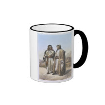 A Mahazi and a Soualeh Bedouin, illustration from Coffee Mug