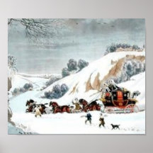 a mail in deep snow posters