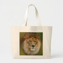 A Majestic lion Canvas Bag
