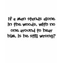 A man in the Woods t-shirts