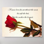 A Man Loves His Mother Print