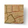 A Map Of The State Of Pennsylvania Button