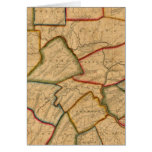 A Map Of The State Of Pennsylvania Cards