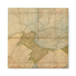 A Map of The State of Pennsylvania Refrigerator Magnet