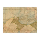 A Map of The State of Pennsylvania postcards