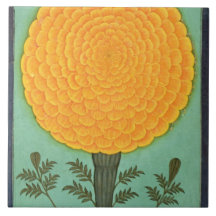 A Marigold, from the Small Clive Album (w/c on pap Ceramic Tiles