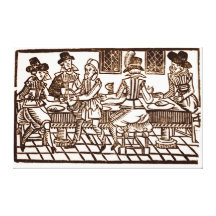 A Meal at the Inn Canvas Print