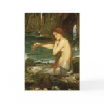 A Mermaid by John William Waterhouse Greeting Cards