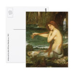 A Mermaid by John William Waterhouse postcards