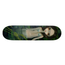 A Mermaid Emerges gothic fairy Skateboard