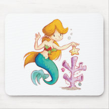 A Mermaids Christmas Mousepads