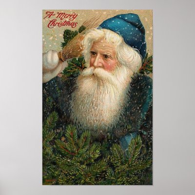 A Merry Christmas Old St. Nick Card by vintagegiftmall