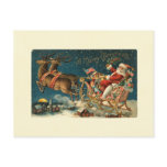 A Merry Christmas Vintage Santa Post Card