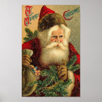 A Merry Christmas Vintage Santa