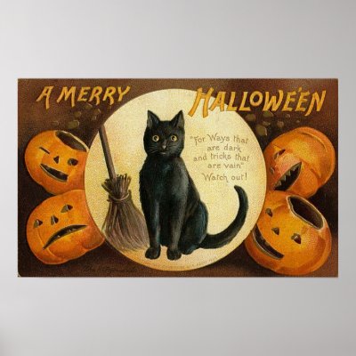 A Merry Halloween Poster by naturetees