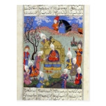 A messenger brings news to Siavosh Postcard