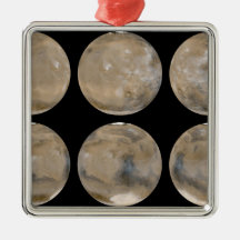 A Mid-Northern Summer/Southern Winter on Mars Christmas Ornaments