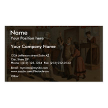 A Midnight Bell, 'Where's The North Pole?' Vintage Business Card